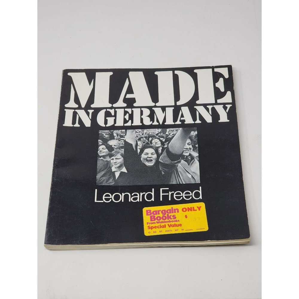 Made In Germany by Leonard Freed Photography 1970‎ First Printing Paper Back